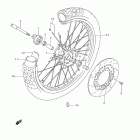 DR650SE Переднее колесо