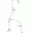 DL650,A V-Strom Front brake hose (dl650 l1 e28)