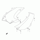 DL650,A V-Strom Side cowling installation parts