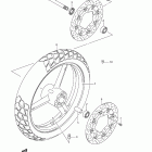 DL650,A V-Strom Front wheel (dl650 l1 e33)