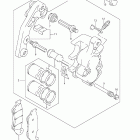 DR-Z400S Передний суппорт тормозной