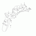 DL650,A V-Strom Rear fender (dl650a l1 e3)