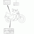 LS650 Boulevard S40 Warning label (ls650l1 e3)