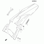 RM-Z450 Rear fender (rm-z450 k8 / k9 / l0)