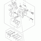 GSX-R750L1 Задний суппорт