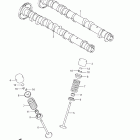 GSX-R600 Распределительного вала  /  клапана