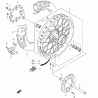 RM-Z450 Rear wheel (rm-z450 k8 / k9 / l0)