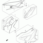GSX-R750L1 Fuel tank cover