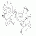 VL800 Boulevard C50 Frame cover (vl800t e3)