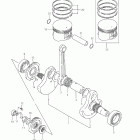 LS650 Boulevard S40 Коленвал