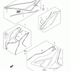 GSX-R600 Fuel tank cover