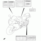 GSX-R750L1 Наклейка  (e28)