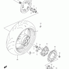 GSX-R750L1 Заднее колесо