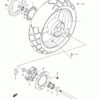 DL650,A V-Strom Rear wheel (dl650a l1 e28)