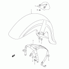 VL800 Boulevard C50 Front fender (vl800 e33)