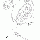 VL800 Boulevard C50 Front wheel (vl800c e33)