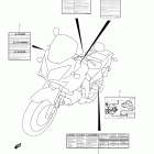 DL650,A V-Strom Label (dl650a l1 e28)