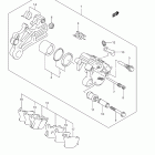 DL650,A V-Strom Rear caliper (dl650a l1 e33)