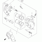 DR650SE Передний суппорт тормозной