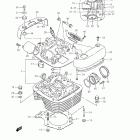 LS650 Boulevard S40 Головка цилиндра