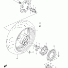 GSX-R600 Заднее колесо