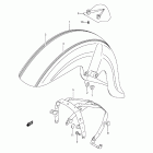 VL800 Boulevard C50 Front fender (vl800c e33)