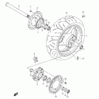 GSX1250FA Заднее колесо