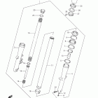 VL800 Boulevard C50 Передняя вилка