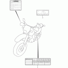 DR650SE Наклейка