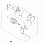 GSX1250FA Стартер электрический