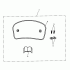 Tiger 1050 SE Back rest kit, top box