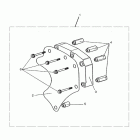 Bonneville Sprocket cover kit, clear