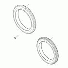 Bonneville Tyres, valves & balance weights