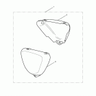 Bonneville Side panel set, chrome