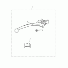 Bonneville Brake lever kit, adjustable