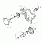 Speed Triple Starter drive gears > eng no 491323