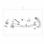 Bonneville Exhaust system assy, arrow 2:1