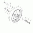 YZF-R6 YZFR6ACR/YZFR6AR Переднее колесо