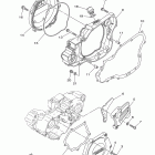 YZ250 YZ250A1 Крышка картера двигателя