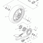 YZF-R6 YZFR6ACR/YZFR6AR Заднее колесо