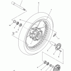 SUPER TENERE XTZ12BB/XTZ12BL/XTZ12BCB/XTZ12BCL Переднее колесо