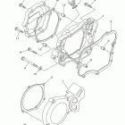 YZ85 YZ85B Крышка картера двигателя