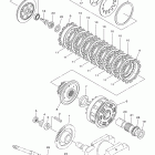 V STAR 950 TOURER XVS95CTBL/XVS95CTBCL/XVS95CTBB/XVS95CTBCB Сцепление