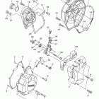FZ6R FZ6RAB/FZ6RACB Крышка картера двигателя
