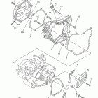 YZ125 YZ125Z Крышка картера двигателя