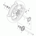 V MAX VMX17BCB/VMX17BB Переднее колесо