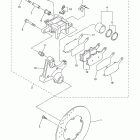 YZF-R6 YZFR6ACR/YZFR6AR Задний суппорт тормозной