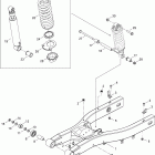 Spyder RS SE5 08- suspension, rear
