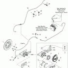 Spyder RT Limited 06- hydraulic brake, rear