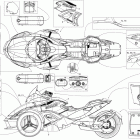 Spyder RS Roadster SM5 09- decals sm5
